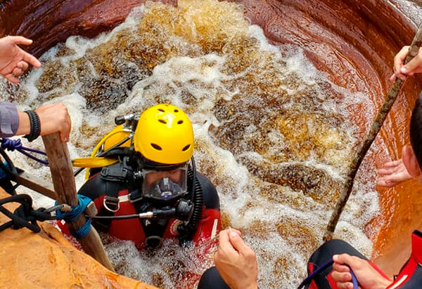 Iramaia: Guia turístico morre após sofrer queda e se afogar em cachoeira
