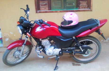 Guajerú: Polícia Militar recupera moto roubada