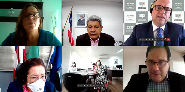 SEC e SESAB apresentam indicadores e protocolo de volta às aulas ao Ministério Público do Estado