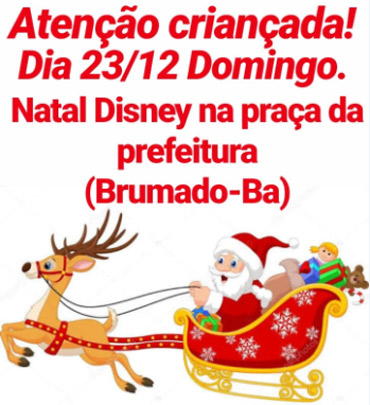 Brumado: Kezinha Produções realizará na Praça da Prefeitura o 'Natal Disney na Praça'