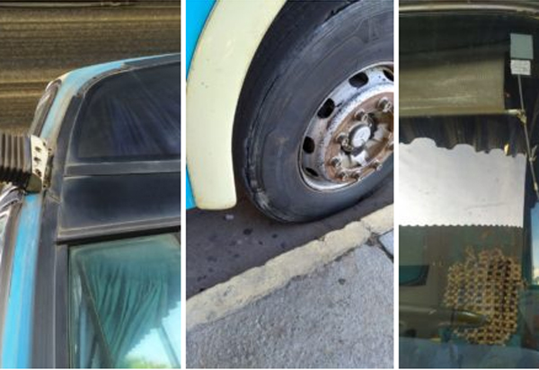 Passageiros em Guanambi protestaram contra precariedade de ônibus da Novo Horizonte que seguiria para Brasília