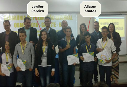 Alunos das escolas municipais e estaduais de Brumado ganham certificados de menção honrosa e medalha de prata na 12ª OBMEP