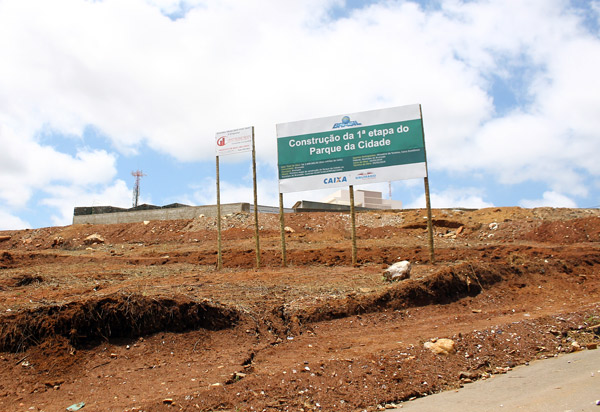 Brumado: Obras do Parque da Cidade seguem em ritmo lento; empresa que realiza serviço não recebeu recursos da Caixa 