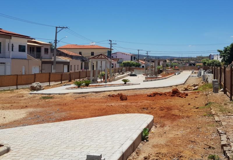 Brumado: com previsão para 2018, obras da Praça do Rotary ainda não foram concluídas
