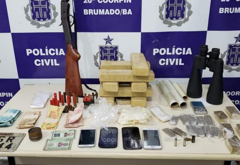 Brumado: Polícia Civil apreende grande quantidade de maconha