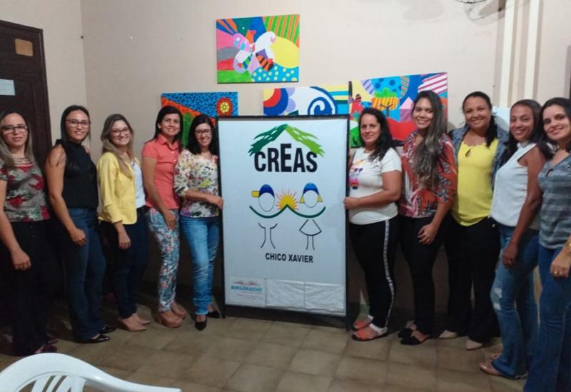 CREAS Chico Xavier recebe visita da Secretária de Assistência Social e a equipe do CREAS de Caculé - BA