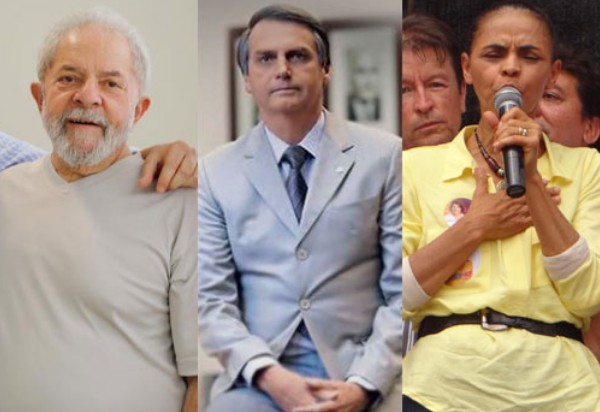 Pesquisa Ibope: Lula tem 33%, Bolsonaro, 15% e Marina, 7%