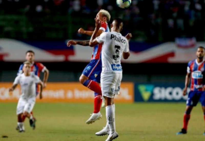 Bahia perde para o Santos em Pituaçu