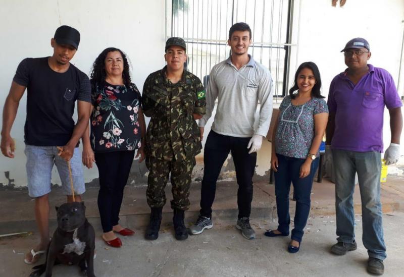 Parceria Produtiva: Atiradores do TG de Brumado participam da intensificação vacinal contra raiva canina