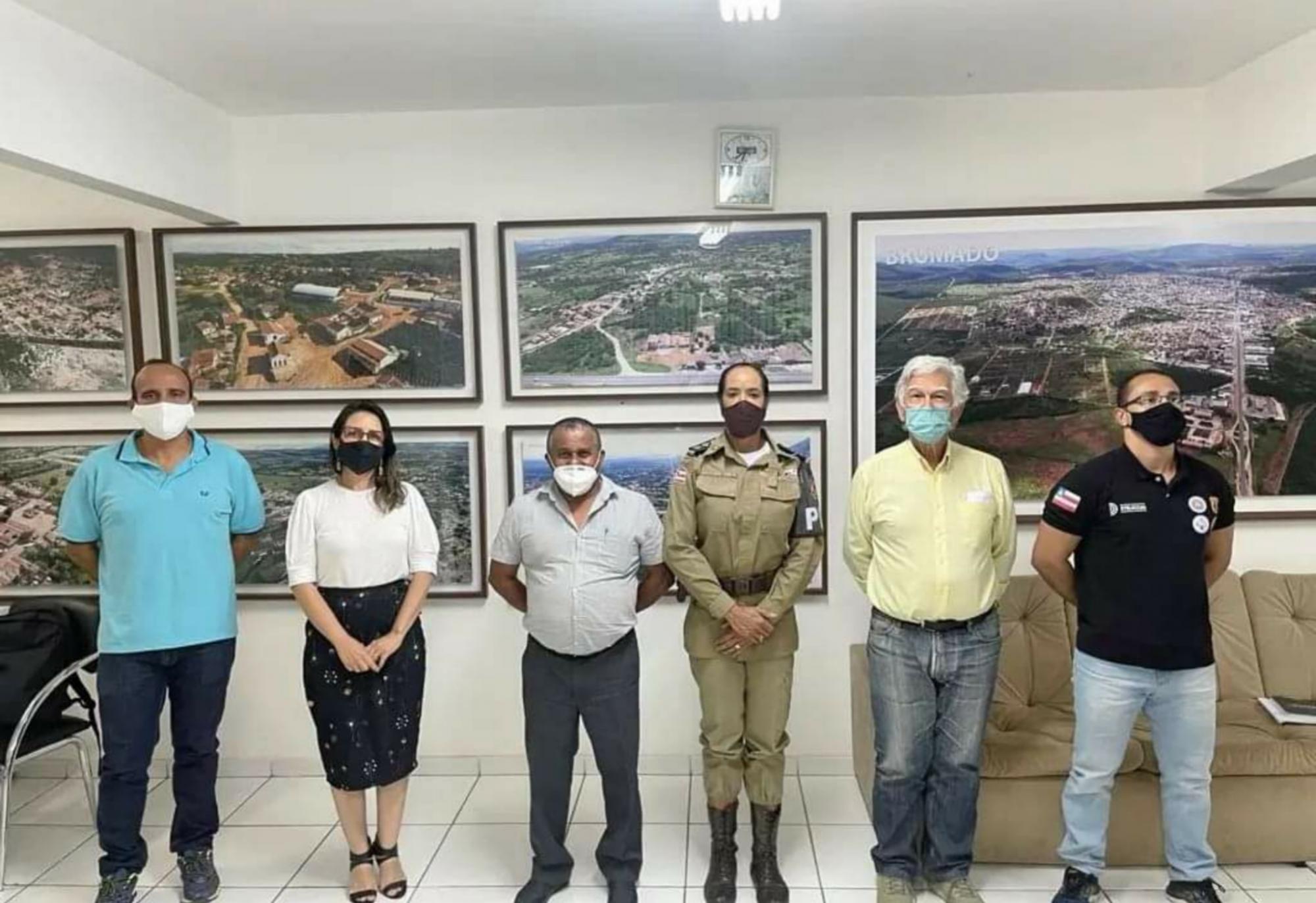 Comando da 34ª CIPM faz visita institucional ao prefeito de Brumado