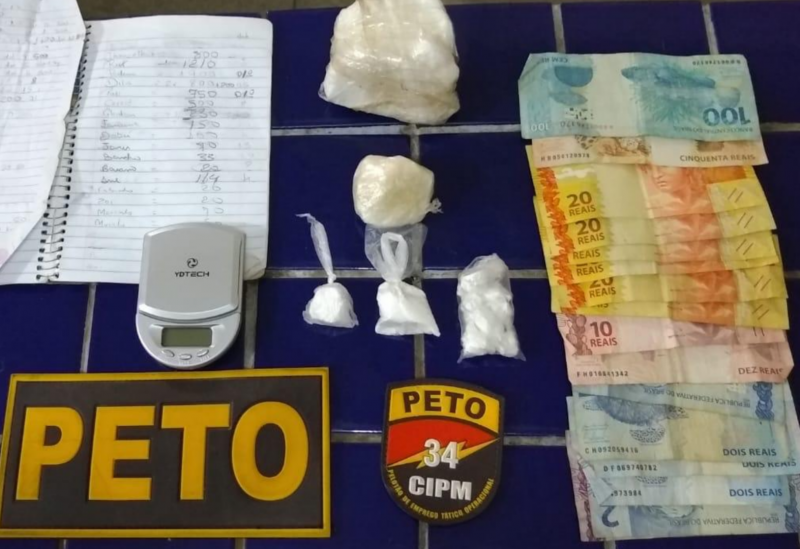 Brumado: Polícia Militar apreende drogas bairro São Félix 