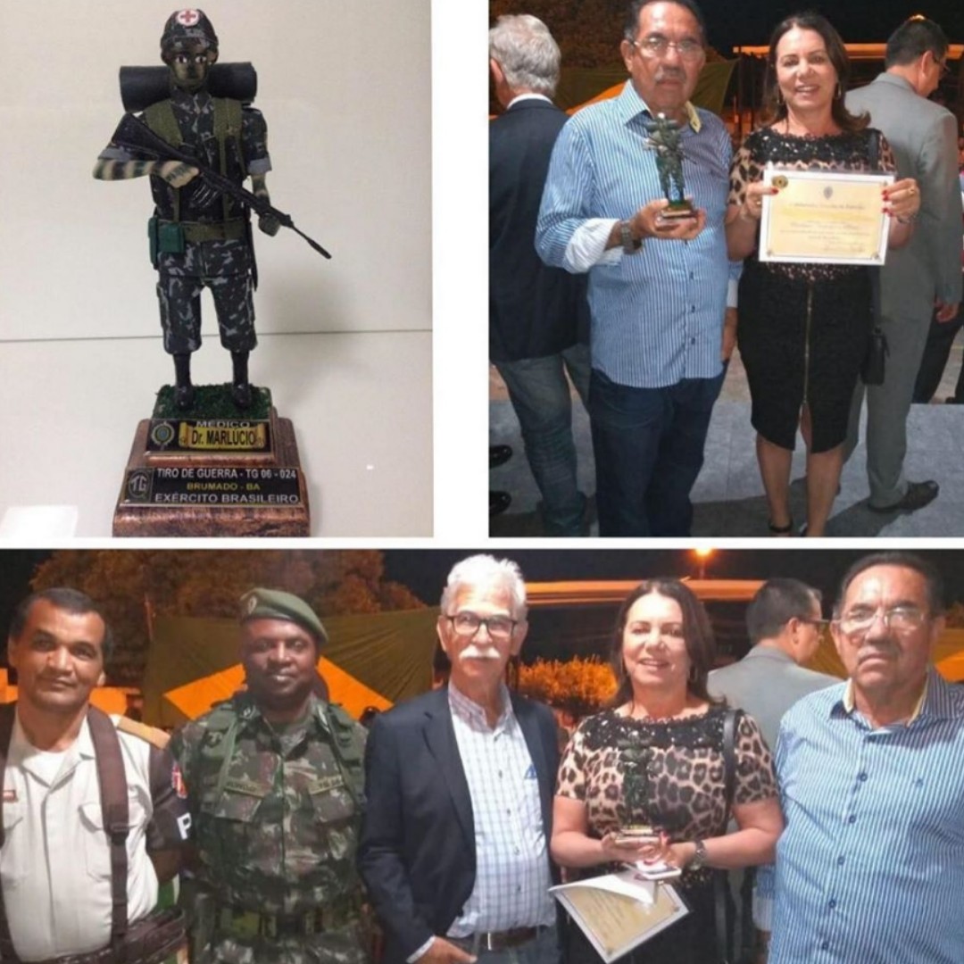 Brumado: Médico Marlúcio Abreu é homenageado pelo Tiro de Guerra 06-024