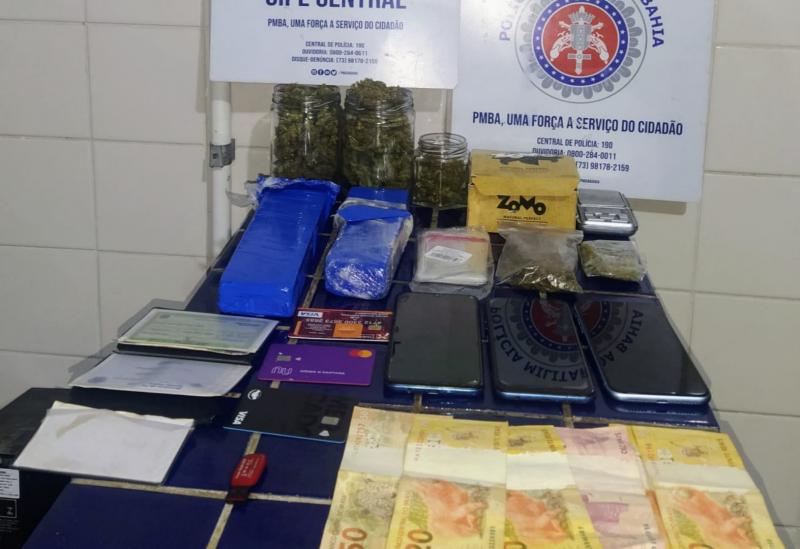 PM prende dois homens por tráfico em Ibicoara