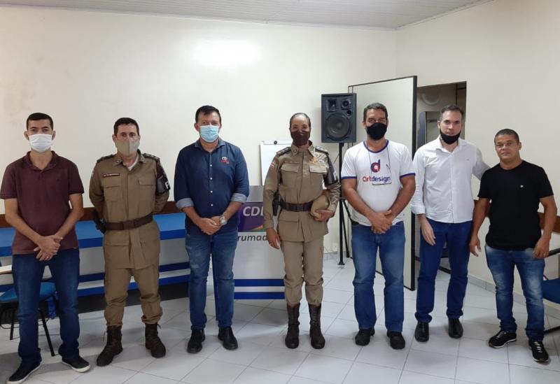 CDL de Brumado se reune com 34ª CIPM e CONSEG para discutir recentes arrombamentos de estabelecimentos comerciais 