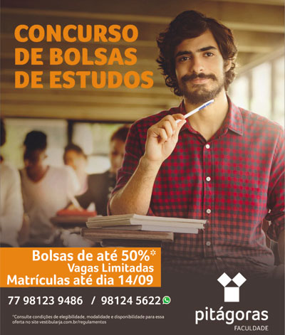 Brumado: inscreva-se para o vestibular da Faculdade Pitágoras