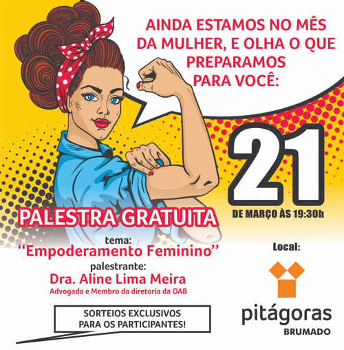 Brumado: Faculdade Pitágoras promoverá palestra sobre empoderamento feminino; inscreva-se 