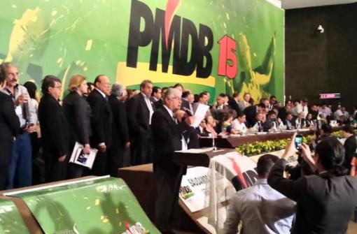 PMDB oficializa saída do governo da presidente Dilma