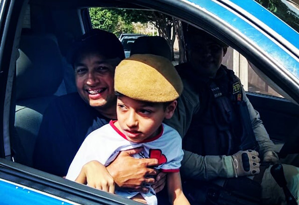 Brumado: criança cadeirante tem sonho realizado por policiais da 34ª CIPM 