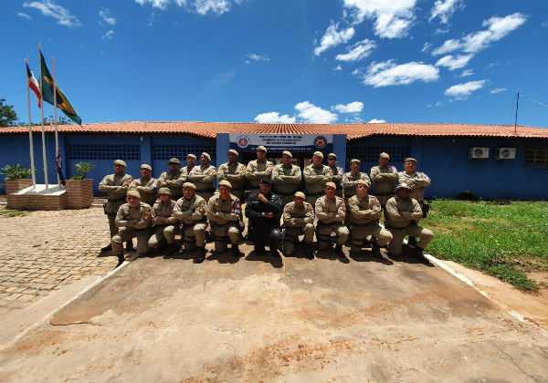 Livramento: 46ª CIPM recebeu a visita do Subtenente PM Ivan Paulo dos Santos Júnior, caveira do curso de operações especiais