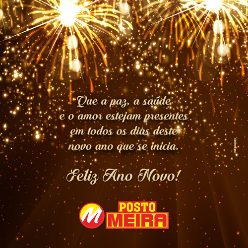 Posto Meira deseja um feliz 2019
