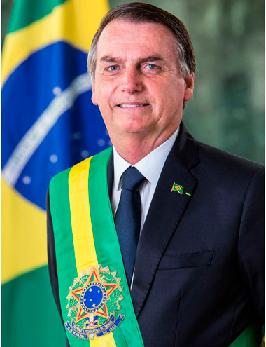 Bolsonaro divulga foto oficial em formato padrão