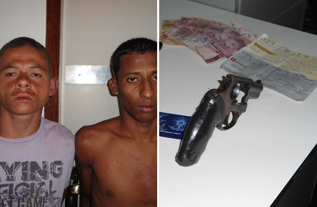 BARRA DA ESTIVA: POLÍCIAS PRENDEM ASSALTANTES