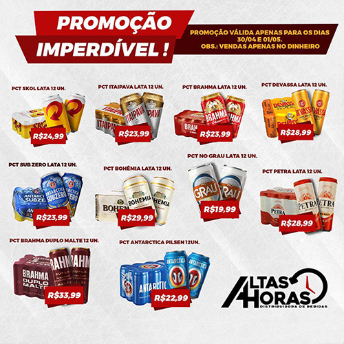 Brumado: Promoção Imperdível de cervejas na Altas Horas