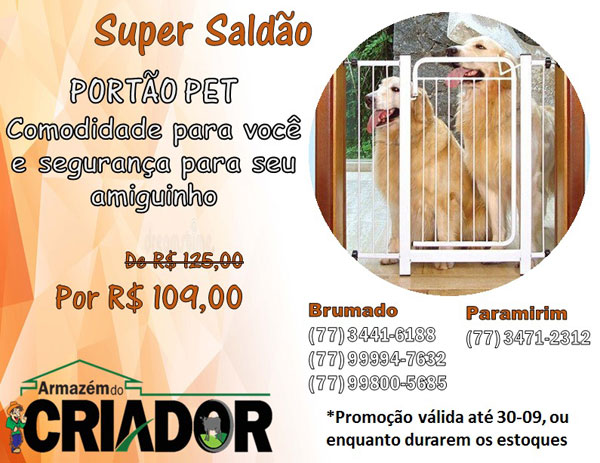 Armazém do Criador: Super saldão para o seu pet