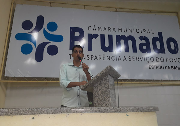 Brumado: ciclista e empresário Beto Bike usa Tribuna Livre do Legislativo para solicitar apoio para ao projeto Desafio Terra do Minério MTB