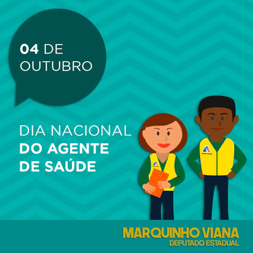 Deputado Marquinho Viana parabeniza os Agentes de Saúde pelo seu dia