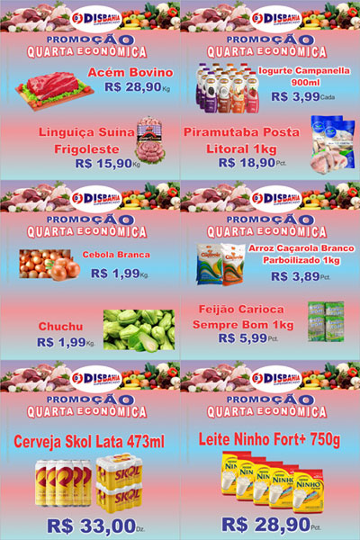 Confira as ofertas da Quarta Econômica do Disbahia Supermercado