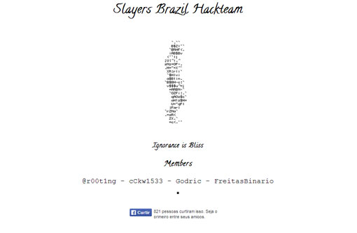 Site da Prefeitura de Brumado foi hackeado