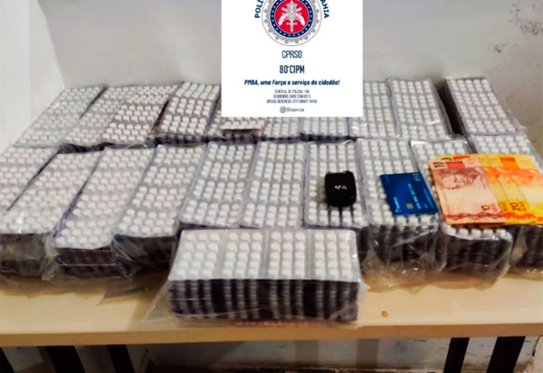 Vendedor de rebite para caminhoneiros é capturado com 15 mil doses na região Sudoeste