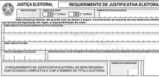 Faltam 2 dias: saiba como justificar o voto