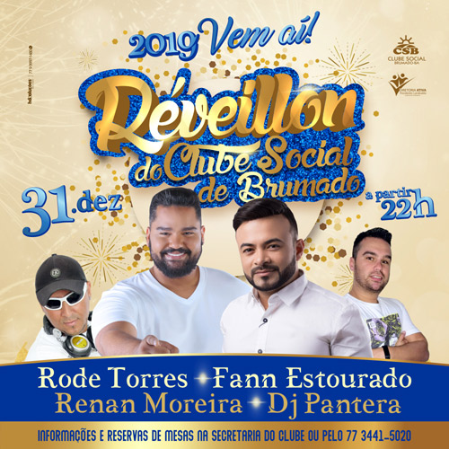 Celebre o Ano Novo no Clube Social de Brumado 