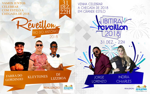 Prefeitura de Rio do Antônio realiza festas de Reveillon na sede e em Ibitira