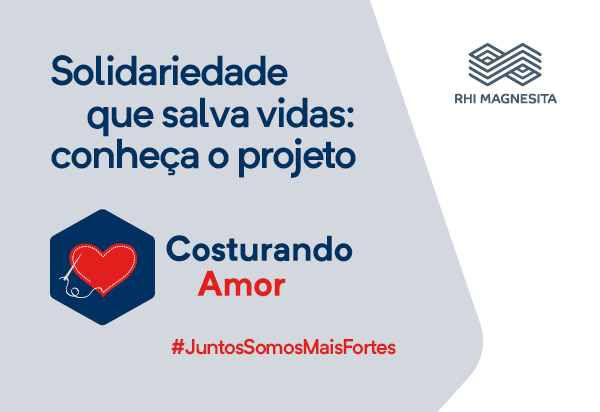 O projeto 'Costurando Amor', idealizado pela RHI Magnesita, foi retomado