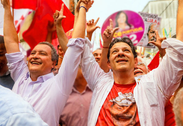 Conquista: presidenciável Haddad e sua vice, Manuela D'Ávila visitam a cidade em ato de campanha no próximo sábado (15)