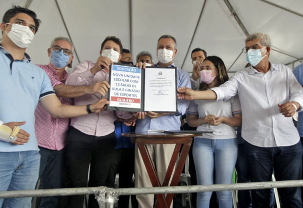 Governador anuncia investimentos em infraestrutura urbana, educação e saúde em Guajeru