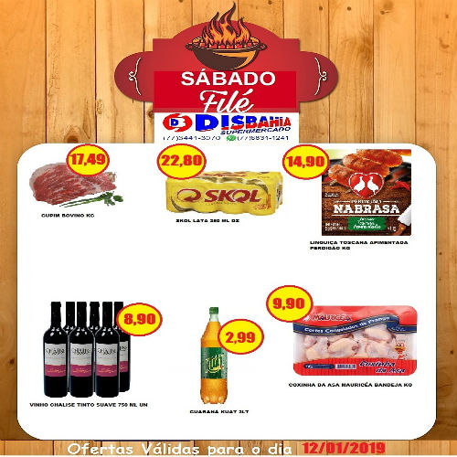 Disbahia: ‘Sábado Filé’ com grandes promoções 