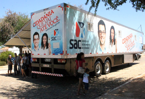  SAC Móvel realizará atendimentos em Tanhaçu nesta sexta (1º) e sábado (02)