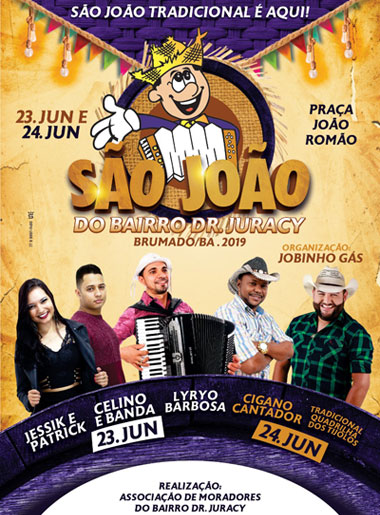 São João do bairro Dr. Juracy acontece nos dias 23 e 24 de junho