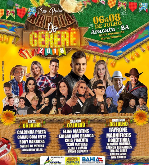  Aracatu: tradicional Arraiá do Gererê começa nesta sexta-feira (06)