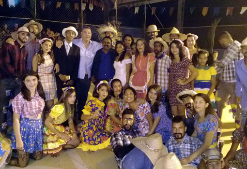 Brumado: Presidente do legislativo brumadense e vereadores prestigiam São Pedro da comunidade de Samambaia