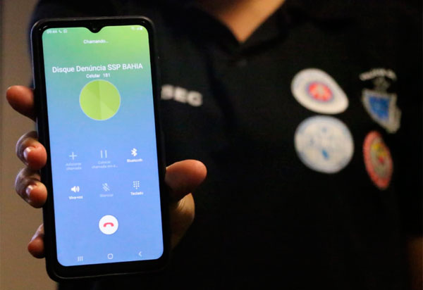 Número do Disque Denúncia da SSP agora é 181 em toda a Bahia