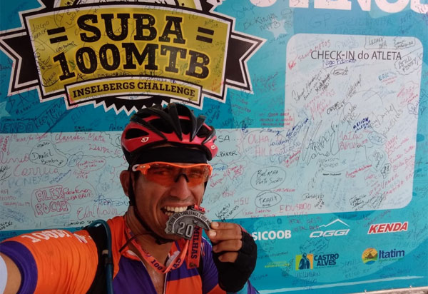 Empresário e ciclista Beto Bike supera desafios e conclui a competição Suba 100