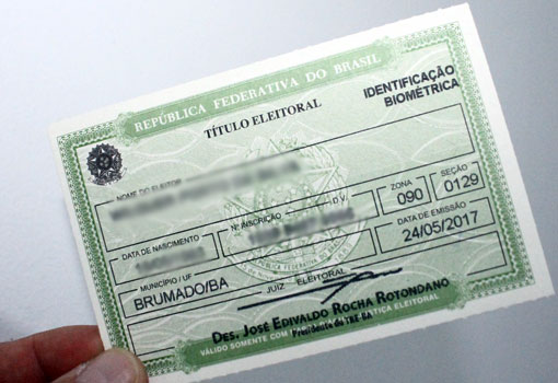 Brumado: Eleitores que não fizeram o recadastramento biométrico poderão regularizar suas situações a partir da próxima segunda (05)