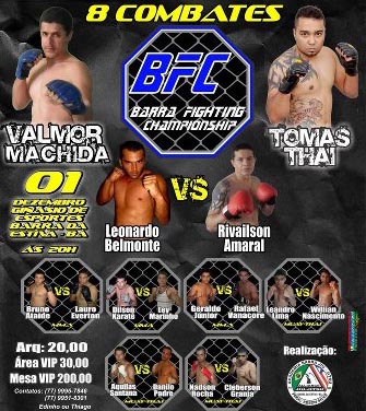 BFC: BARRA FIGHTING CHAMPIONSHIP É NESTE SÁBADO 01