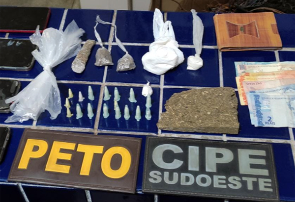 Casal é preso acusado de tráfico de drogas em Livramento