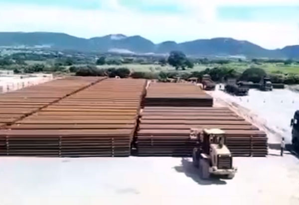 Última remessa de trilhos do lote 5 da FIOL 2 já está no canteiro de obras, em Guanambi